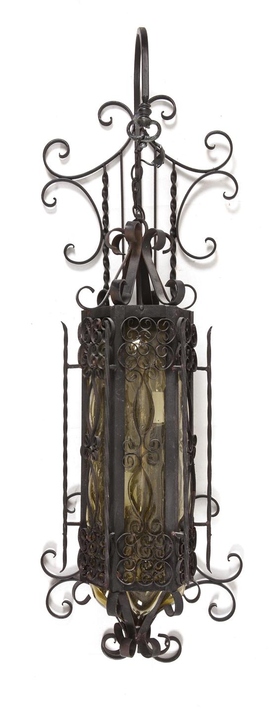 A Continental Wrought Iron Two Light 156209