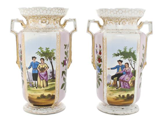 A Pair of Continental Porcelain 156217