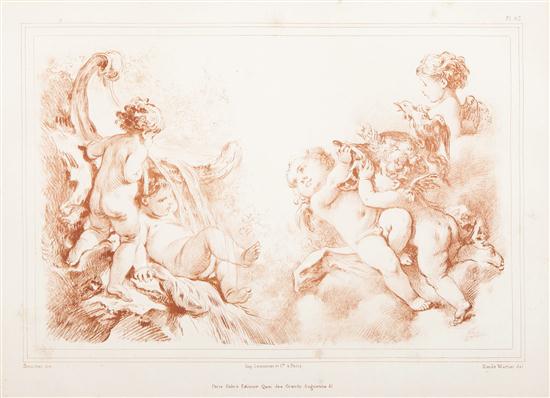 A Pair of French Prints After Boucher 15622c