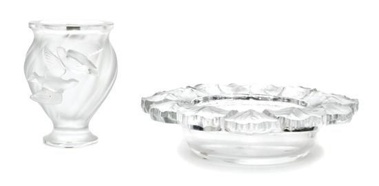 Two Lalique Molded and Frosted