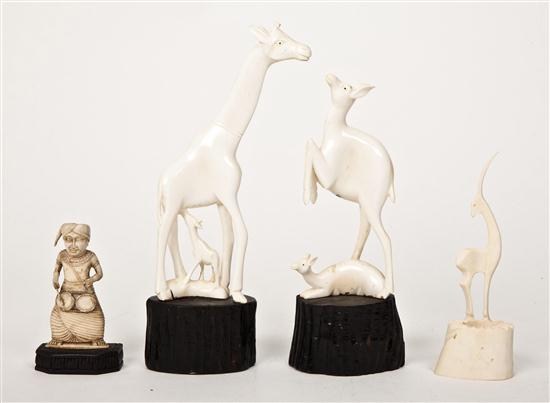 A Collection of African Carved Ivory