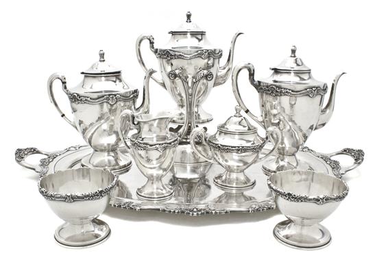 A Mexican Sterling Silver Tea Service 156299