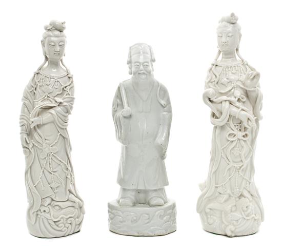 A Pair of Chinese Porcelain Figures