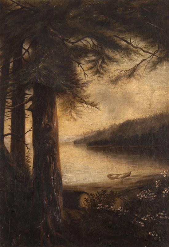 Artist Unknown 19th century Lake 1562db