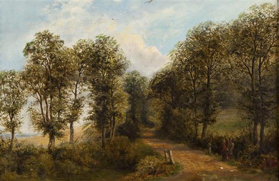 H. Lander (19th century) Landscape