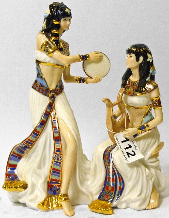 Royal Worcester Figure Group Music