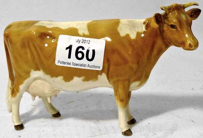 Beswick Guernsey Cow 1248A Early 1563cb