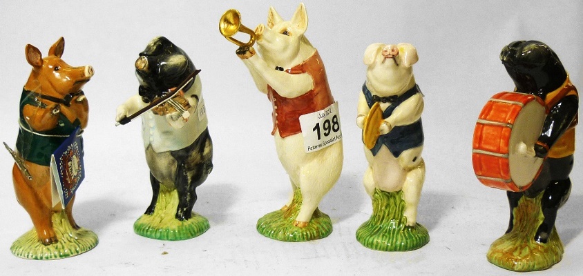 Beswick Pig Prom Figures Micheal 1563ea