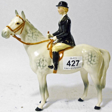 Beswick Huntslady on Grey Horse 1730