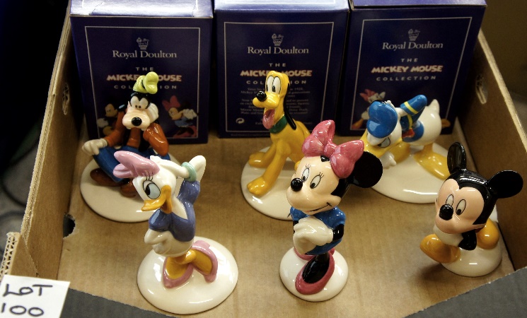 Royal Doulton Set of The Mickey Mouse