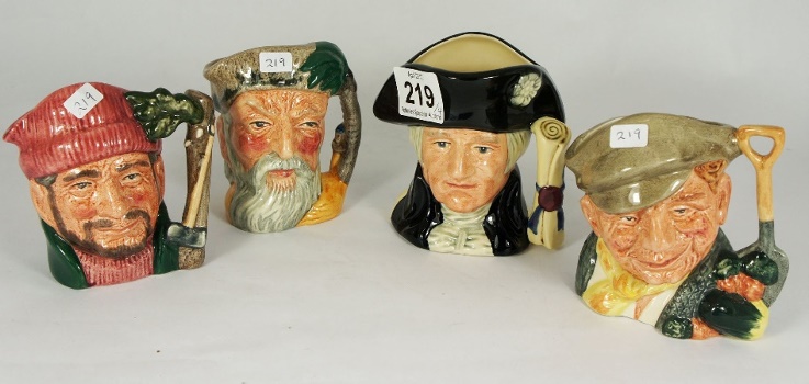 Royal Doulton Small Character Jugs