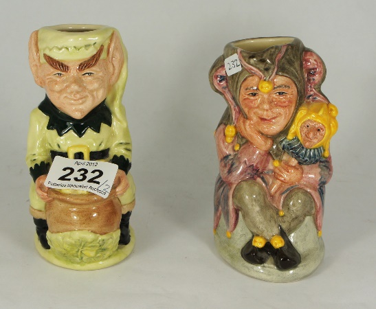 Royal Doulton Small Toby Jugs Jester 15659a