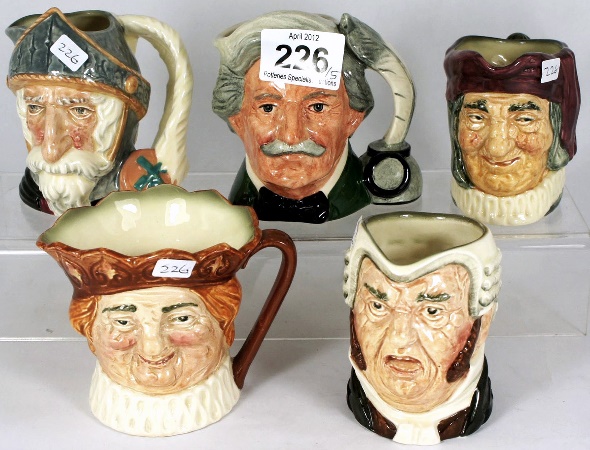 Royal Doulton Small Character Jugs Old