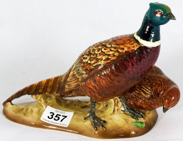 Beswick pair of Pheasants 2078