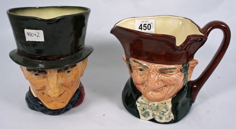 Royal Doulton Large Character Jugs Old