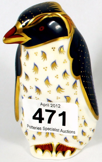 Royal Crown Derby Paperweight Rockhopper 15666a