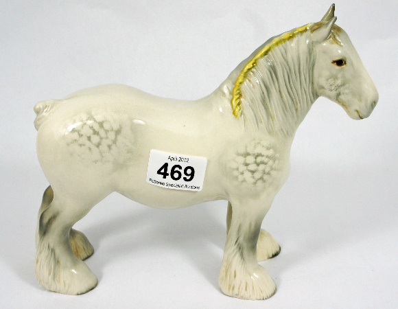 Beswick Grey Shire Horse 818