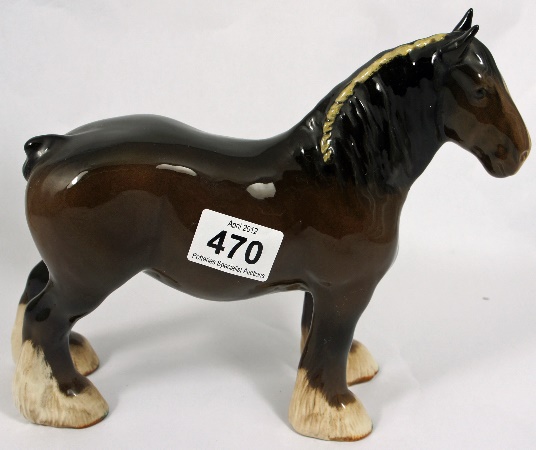 Beswick Brown Shire Horse 818