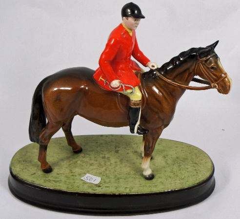 Beswick Huntsman on Brown Horse