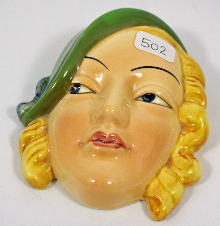 A Beswick Wall Plaque of a Lady with