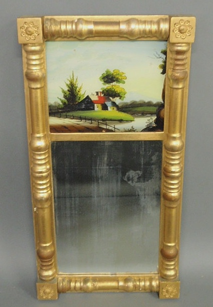 Sheraton gilt framed mirror with 1567ea