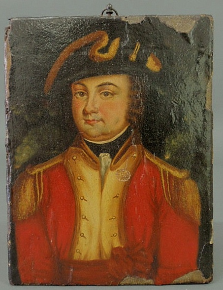 Oil on wood panel portrait of a 1567fe