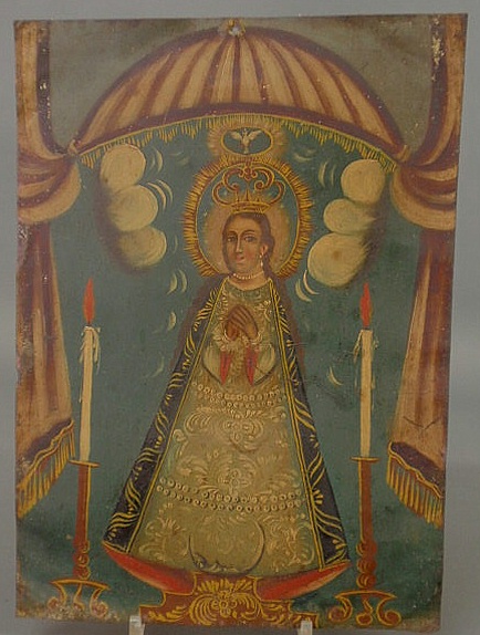 Painted on tin panel of a Russian 156806