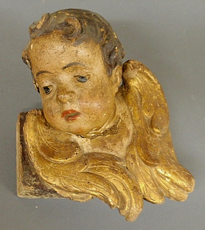 Early Continental carved angel s 156838