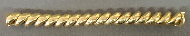 Ladies 18k gold San Marco bracelet