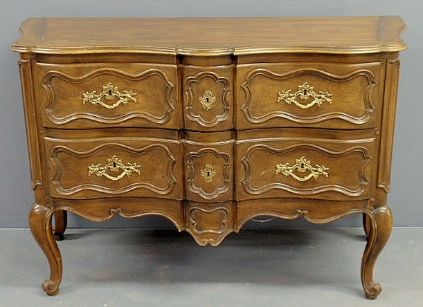 French Louis XVI style walnut chest 1568af