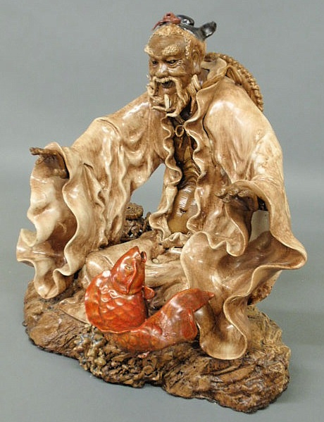 Chinese glazed pottery figure of 1568e0