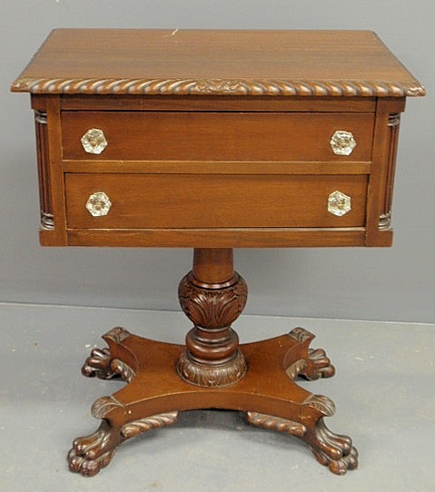 Empire Revival mahogany sewing 156904