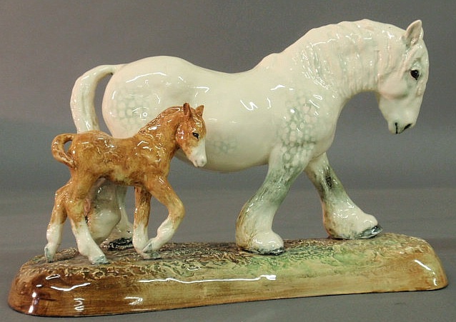 Royal Doulton mare and foal figural 156910