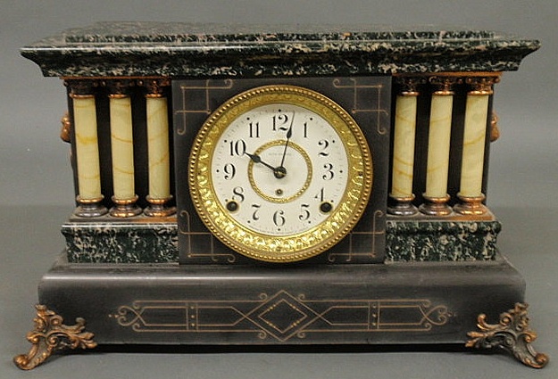 Seth Thomas wood mantel clock with 15692a