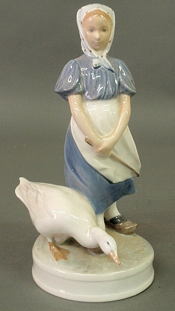 Royal Copenhagen figural group of a