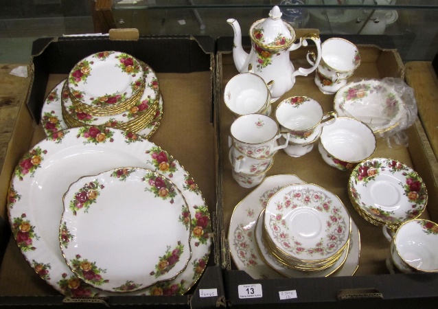 A collection of Royal Albert Old 156985