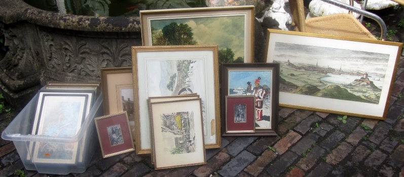 A Large collection of various framed