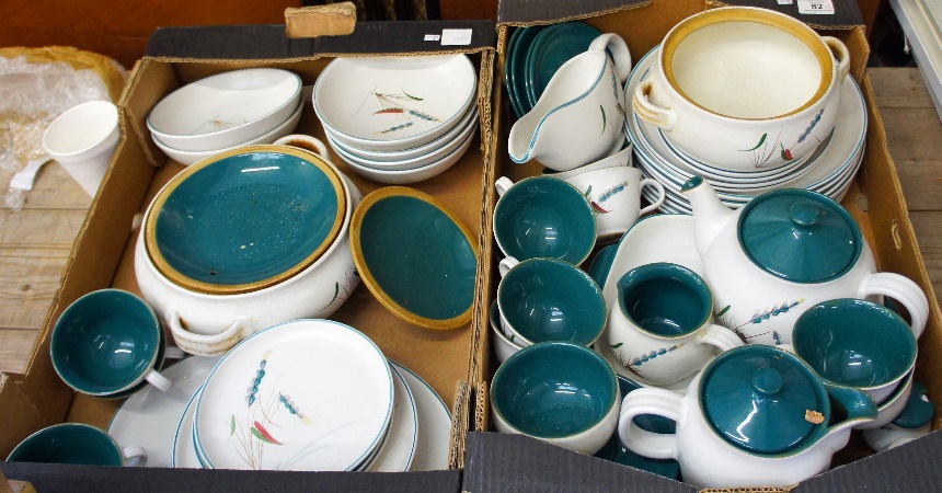 Large Collection of Denby Green