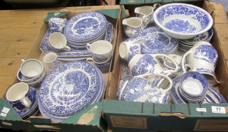 A large collection of Various Blue