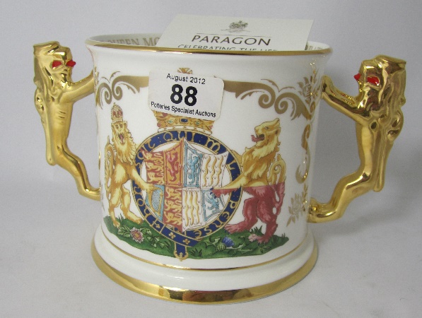 Paragon Two Handled Loving Cup Commemorating