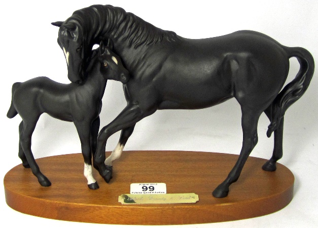 Royal Doulton Black Beauty and Foal