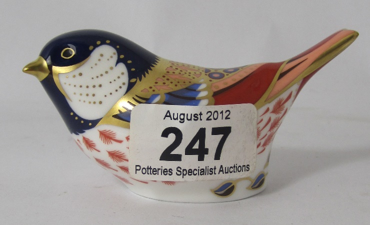 Royal Crown Derby Paperweight Coal Tit