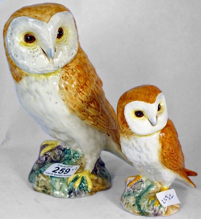Beswick Barn Owls 1046 and 2026 156a6e