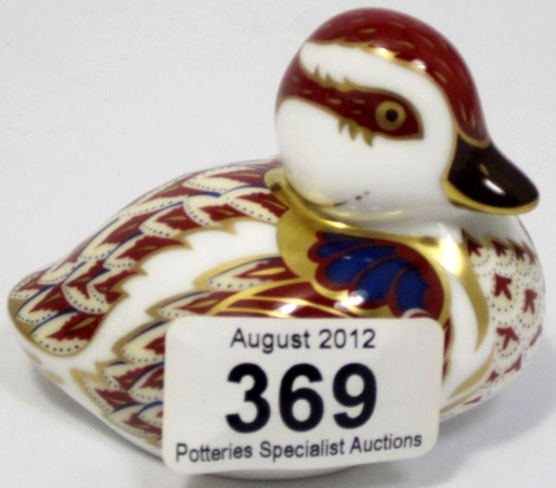 Royal Crown Derby Paperweight Swimming 156aca