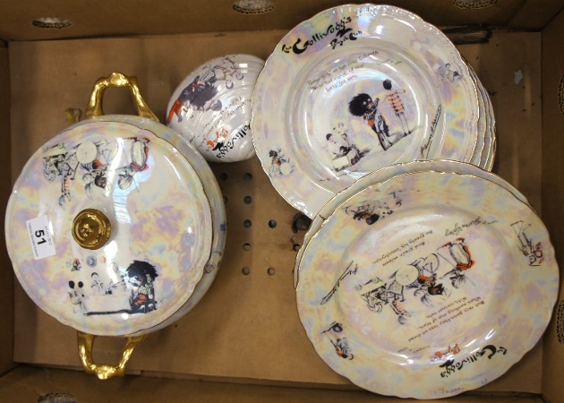 Lustre Tureen Plates Dishes etc with
