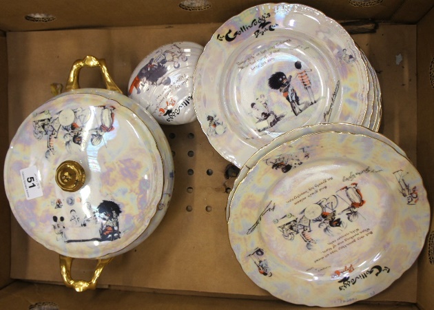 Lustre Tureen Plates Dishes etc