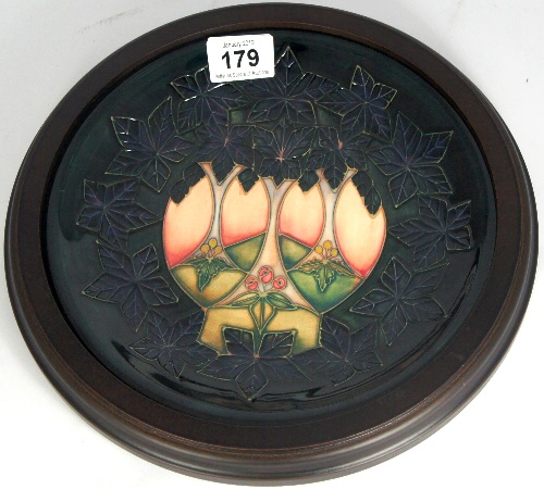 Moorcroft Wall Plaque decorated 156b7a