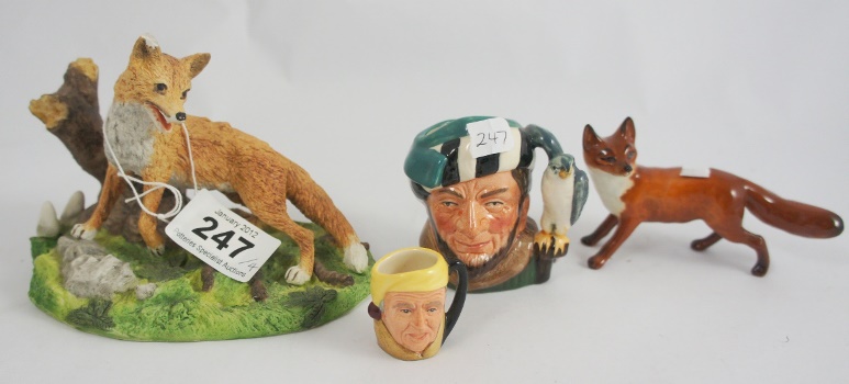 Beswick running Fox1440 Royal Doulton 156bac