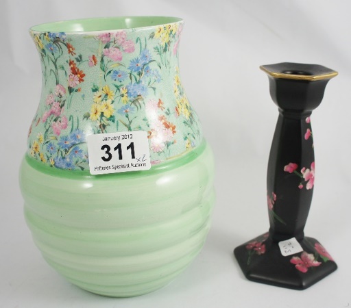A Shelley Melody Vase height 20cm