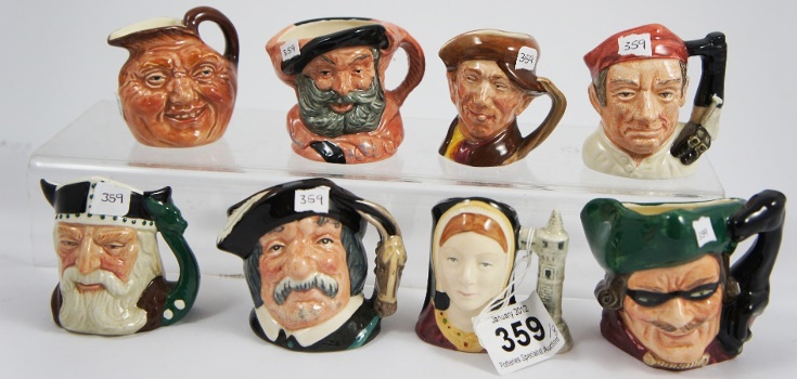 A collection of Royal Doulton Miniature